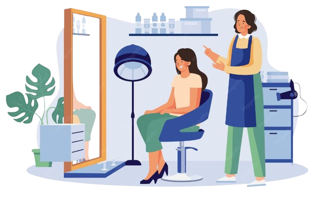 Salon web design services by iHost.