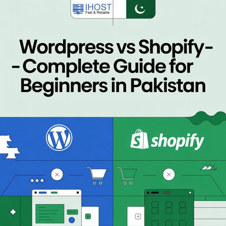 WordPress vs Shopify eCommerce website comparison for online stores by iHost