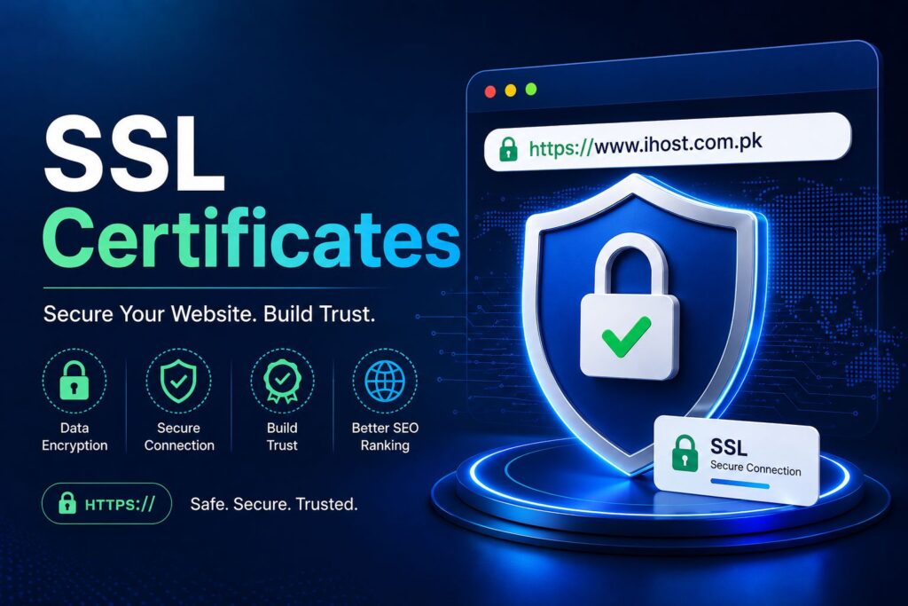SSL Certificates for website security, data encryption, secure connections, and improved SEO rankings